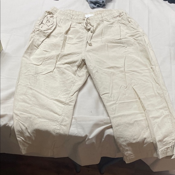 Pants - Men's Casual Cream Pants